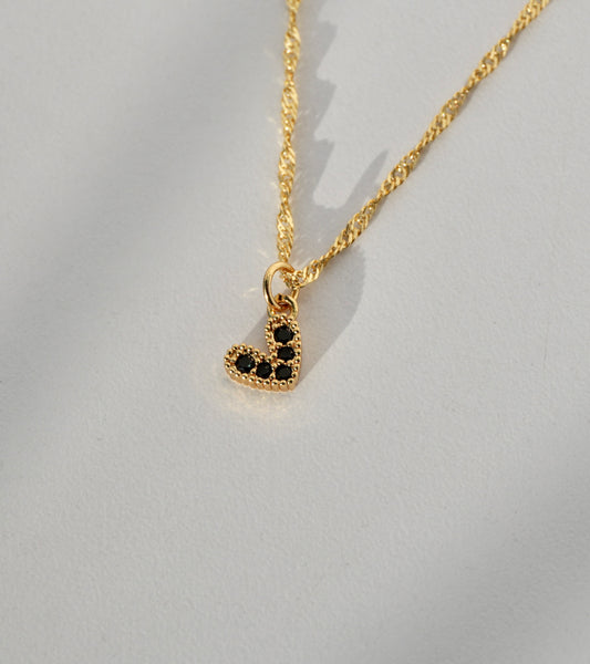 Collar Coeur Noir 🖤✨