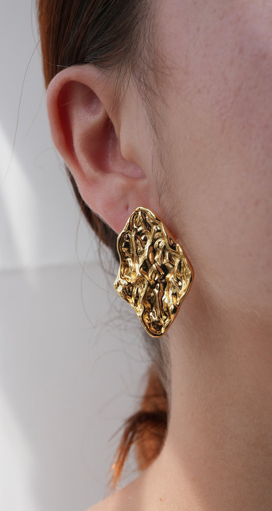 Aretes Aura Irregular