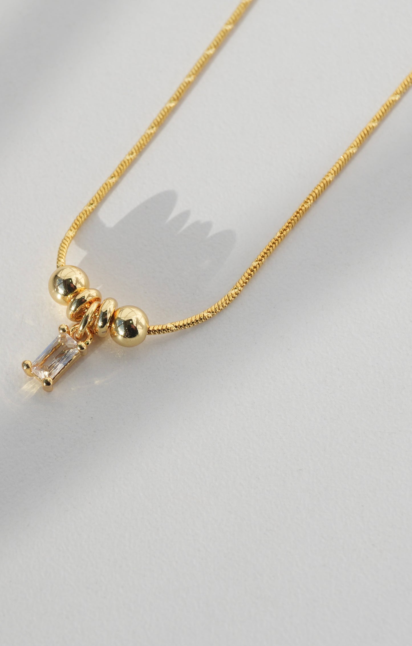 Collar Cristal Baguette ✨