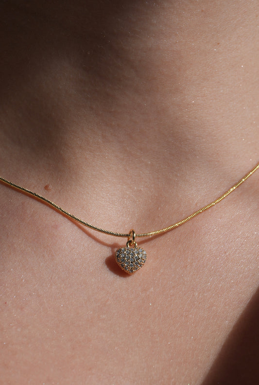 Cadena Glow Heart💖✨