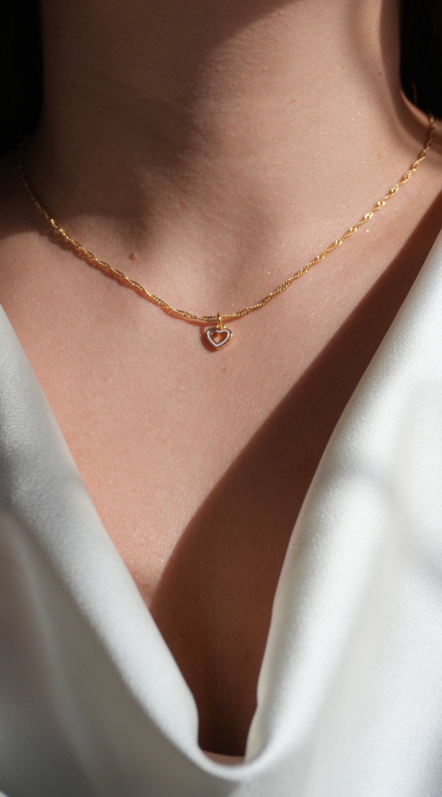 Collar Coeur Silhouette 🤍✨