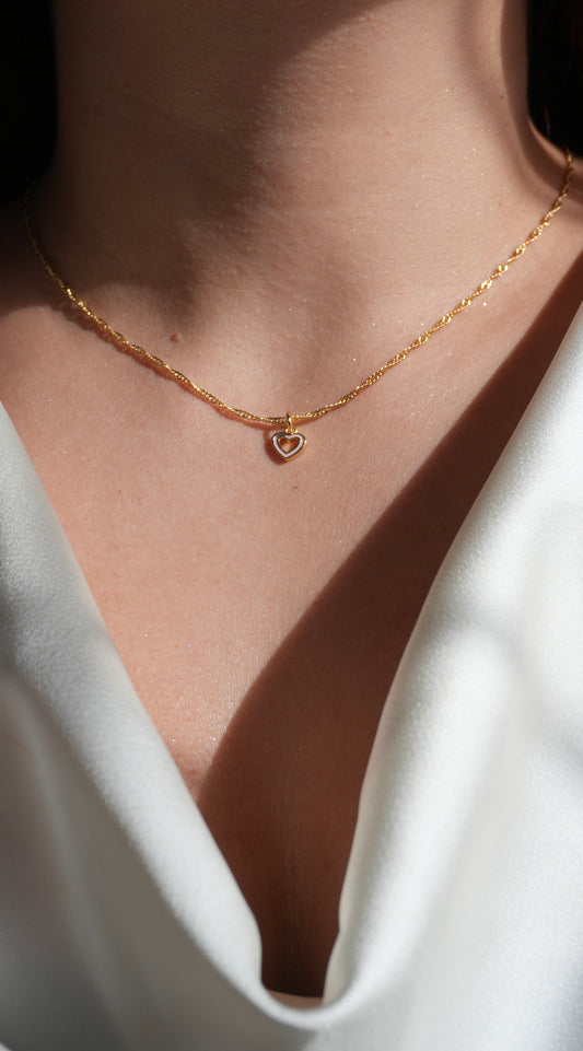 Collar Coeur Silhouette 🤍✨