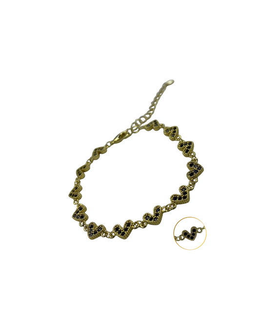 PULSERA DE CORAZONES