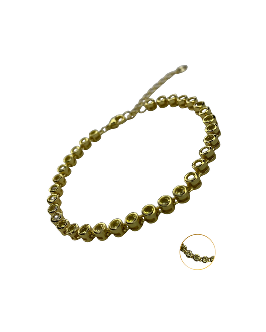 PULSERA CIRCONES REDONDOS