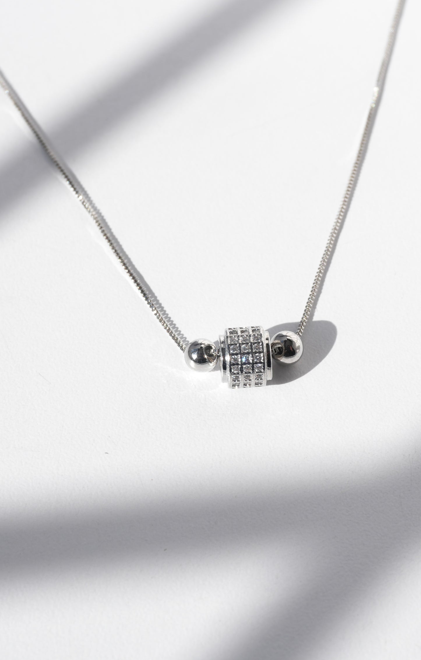 Collar Cylindre Cristal 🤍✨