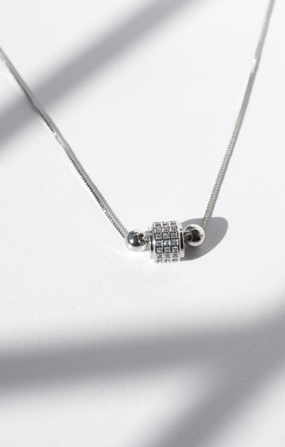 Collar Cylindre Cristal 🤍✨