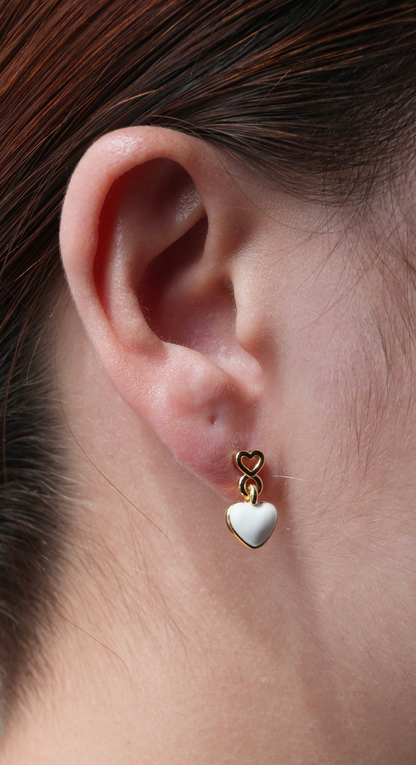 Aretes Bianco Amore