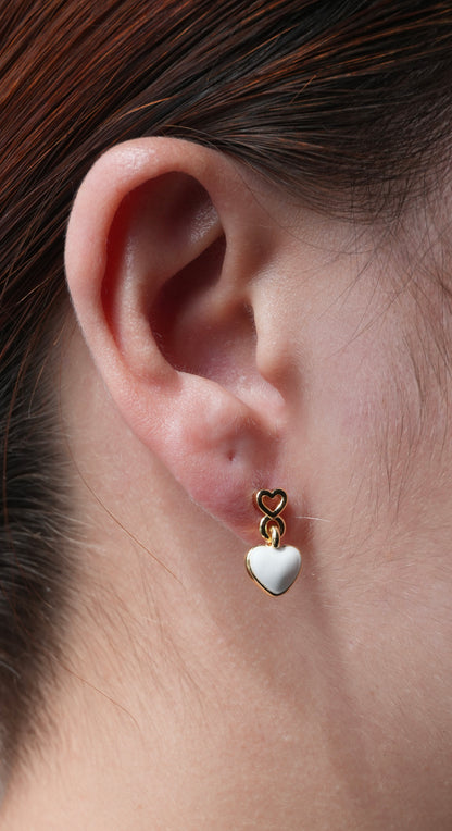 Aretes Bianco Amore
