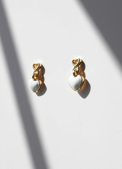 Aretes Bianco Amore