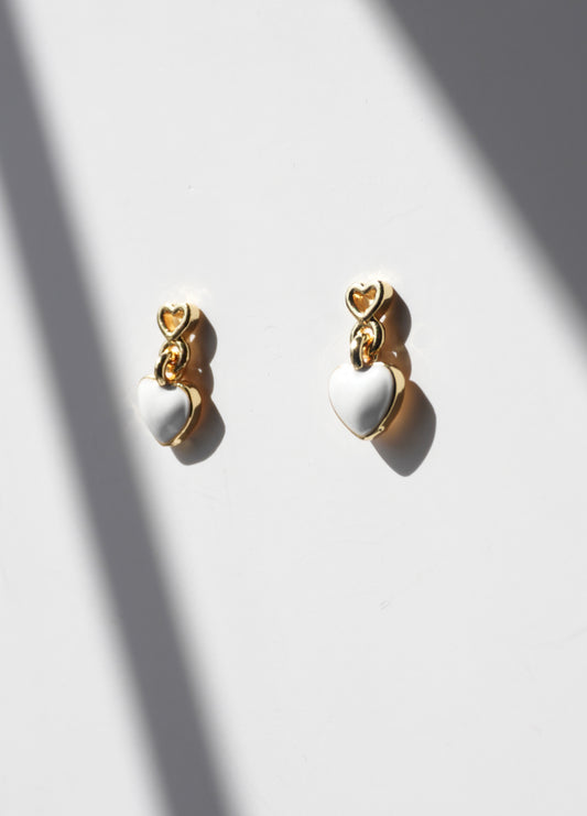 Aretes Bianco Amore