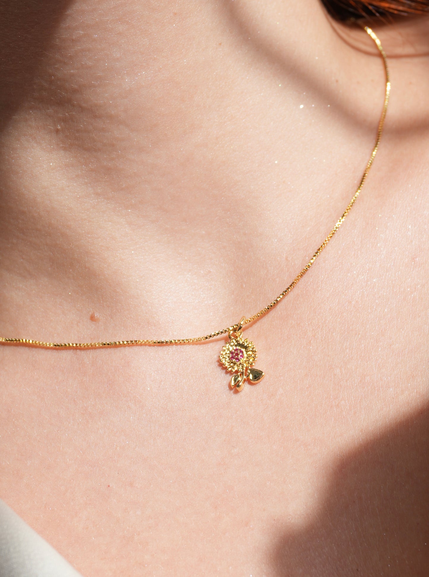 Collar Petite Fleur Rose 🌸✨