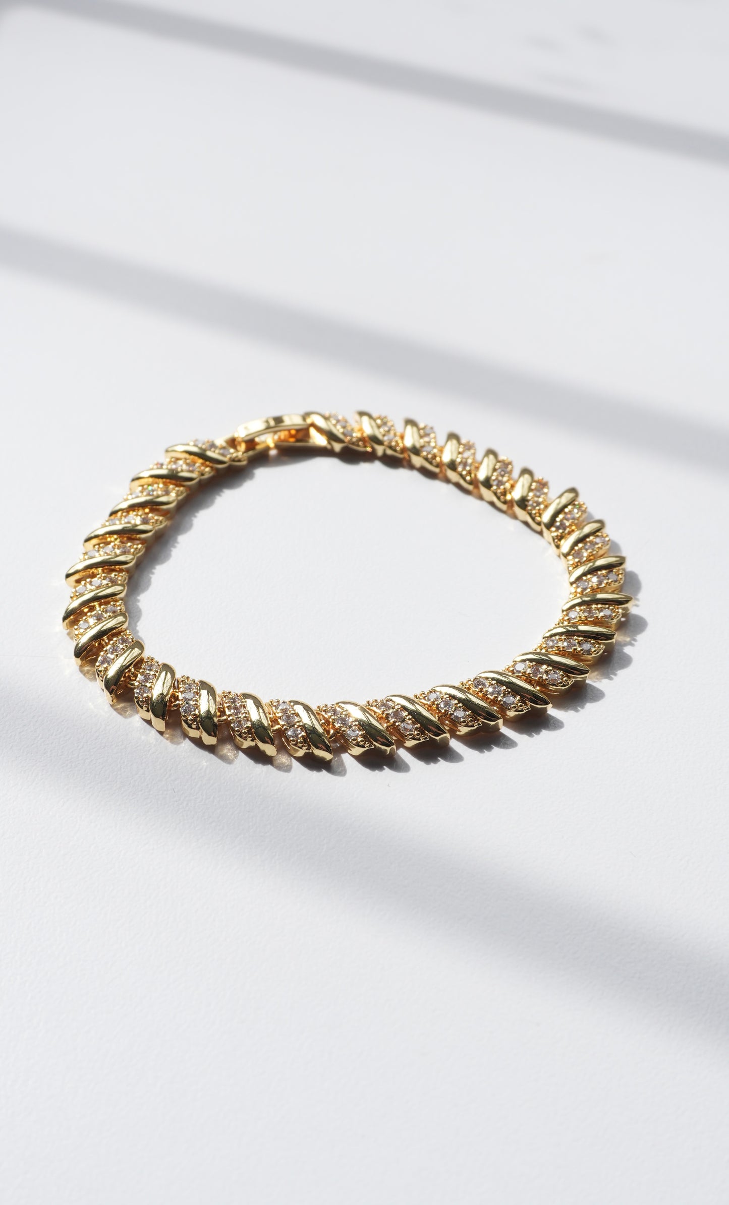 Pulsera Tennis Entorchada