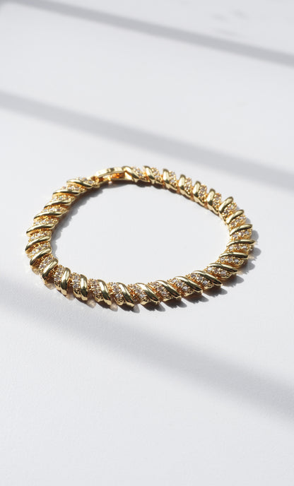 Pulsera Tennis Entorchada