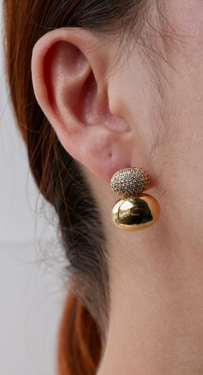 Aretes Eclipse Dual Gold
