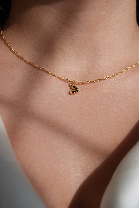 Collar Coeur Noir 🖤✨