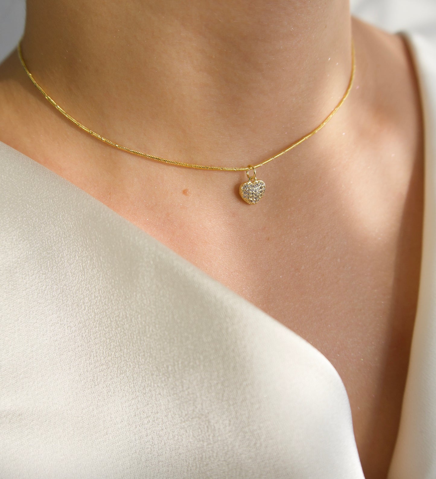 Cadena Glow Heart💖✨