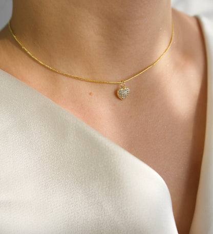 Cadena Glow Heart💖✨