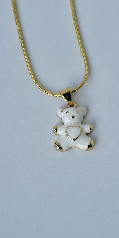 Collar Bear Blanco 🧸🤍