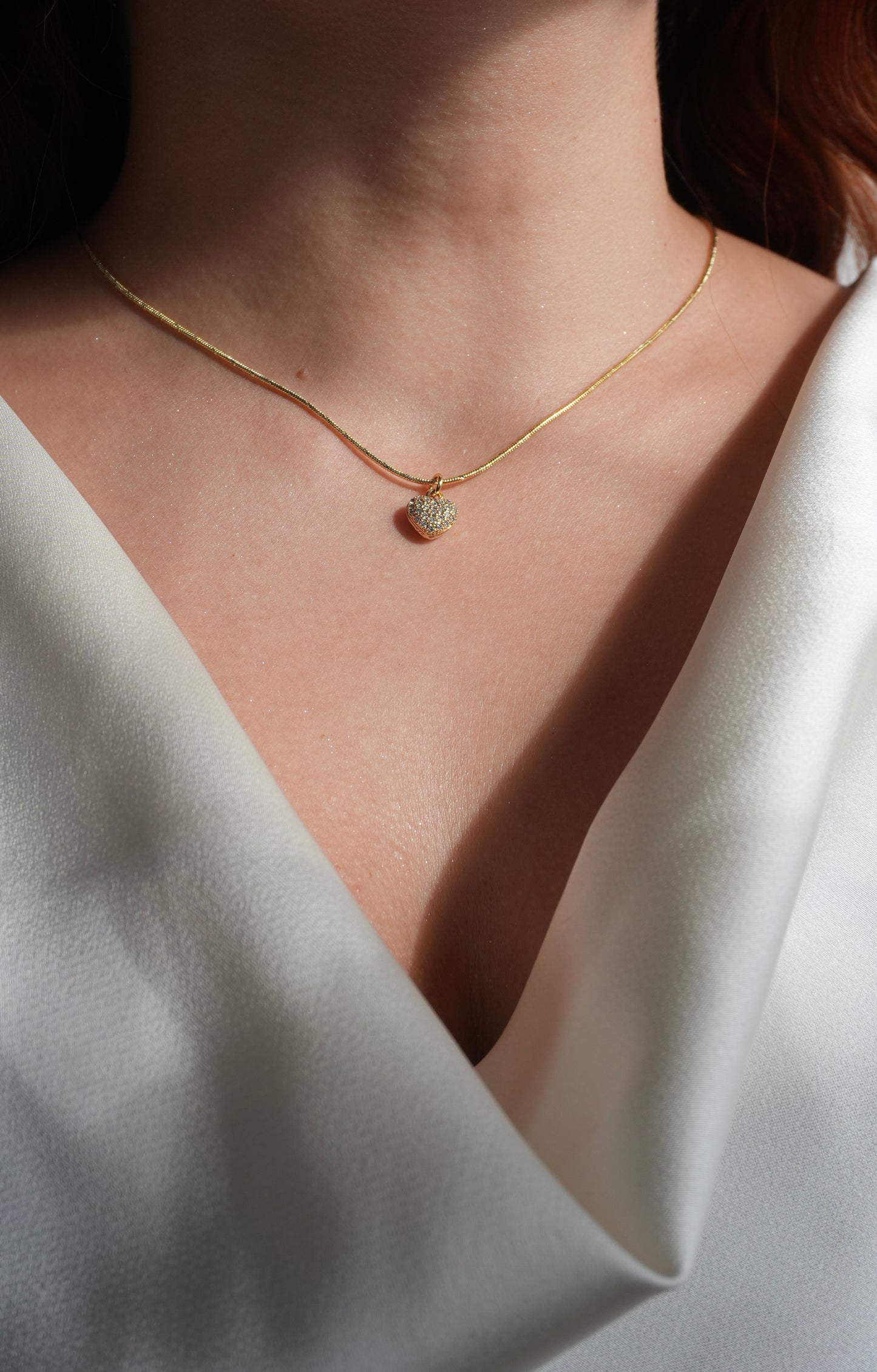 Cadena Glow Heart💖✨