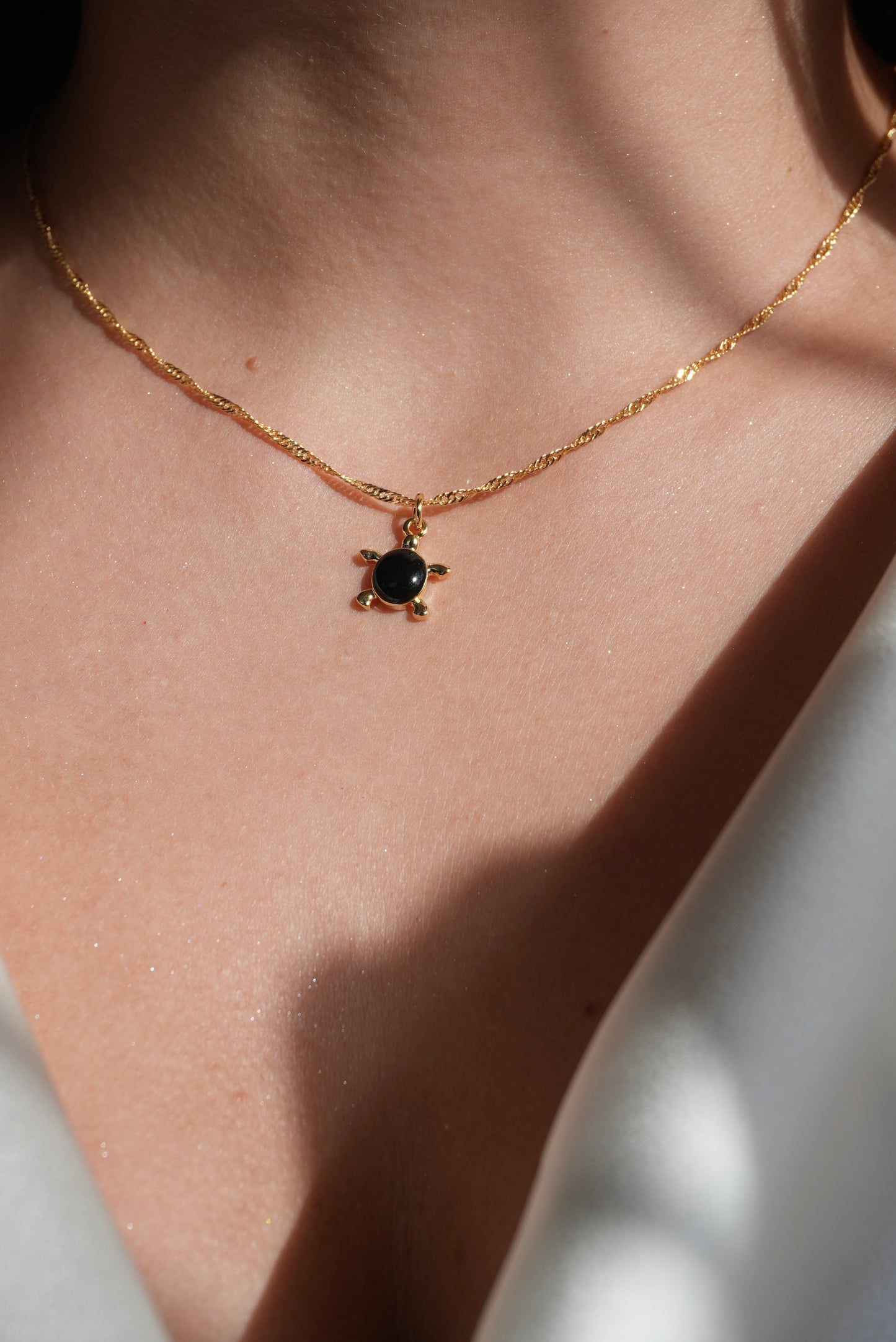 Collar Petit Tortue 🐢🖤✨