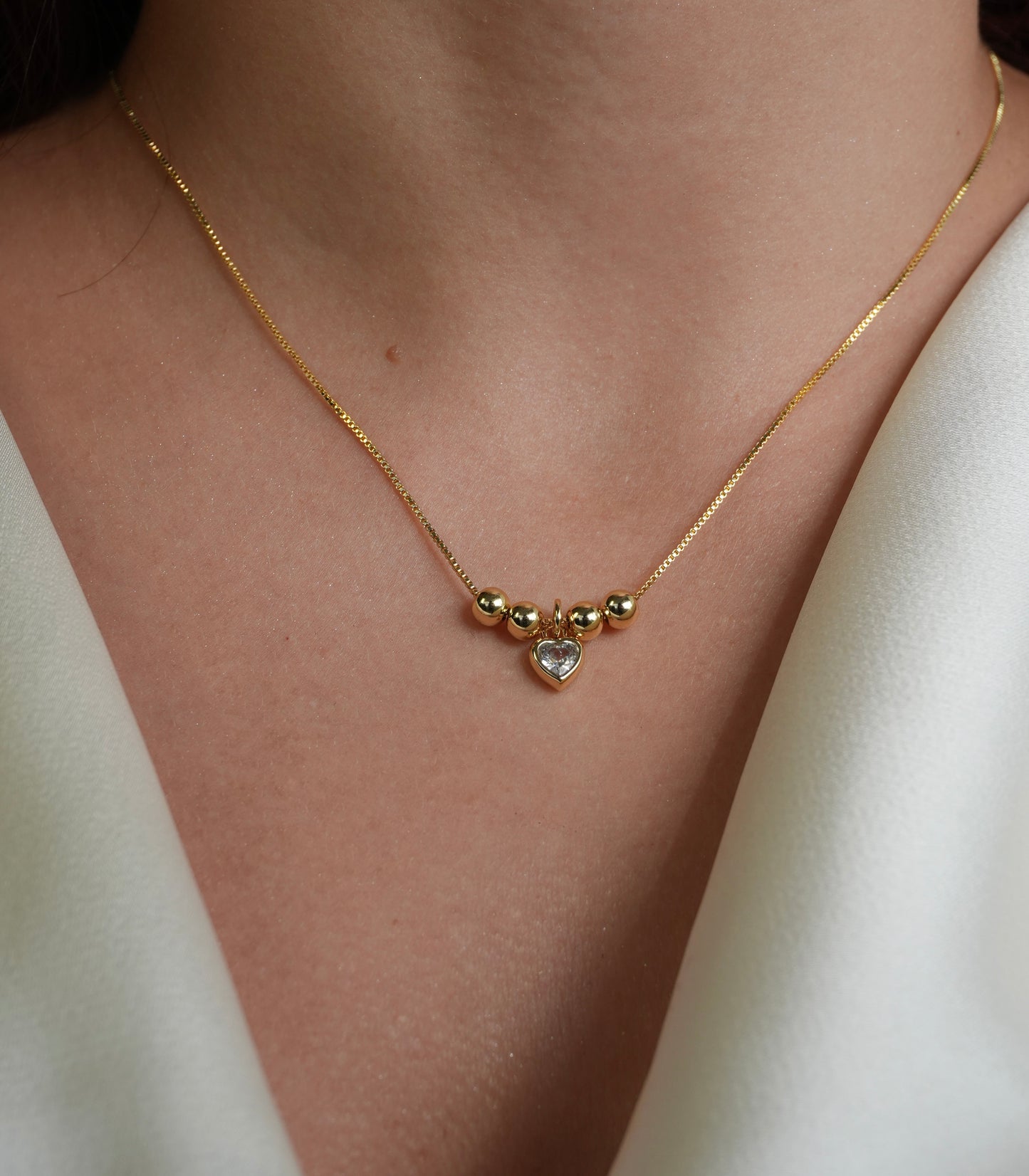 Collar Coeur Lumière 🤍✨