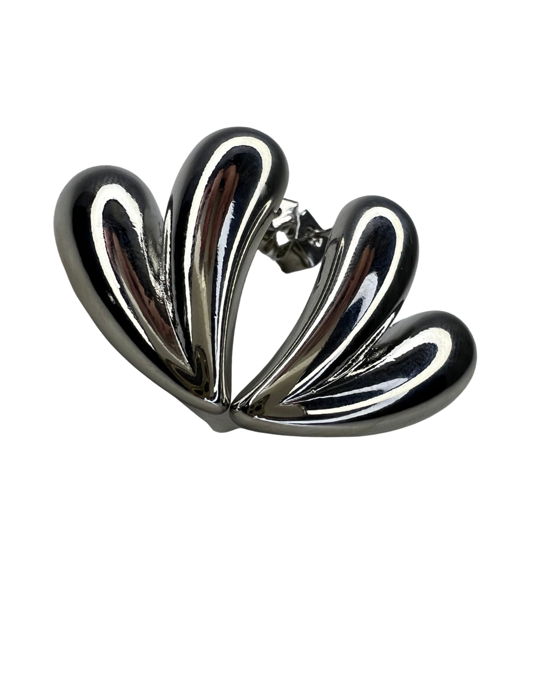 ARETE CORAZON PLATEADO