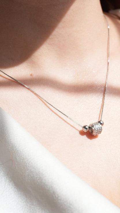 Collar Cylindre Cristal 🤍✨