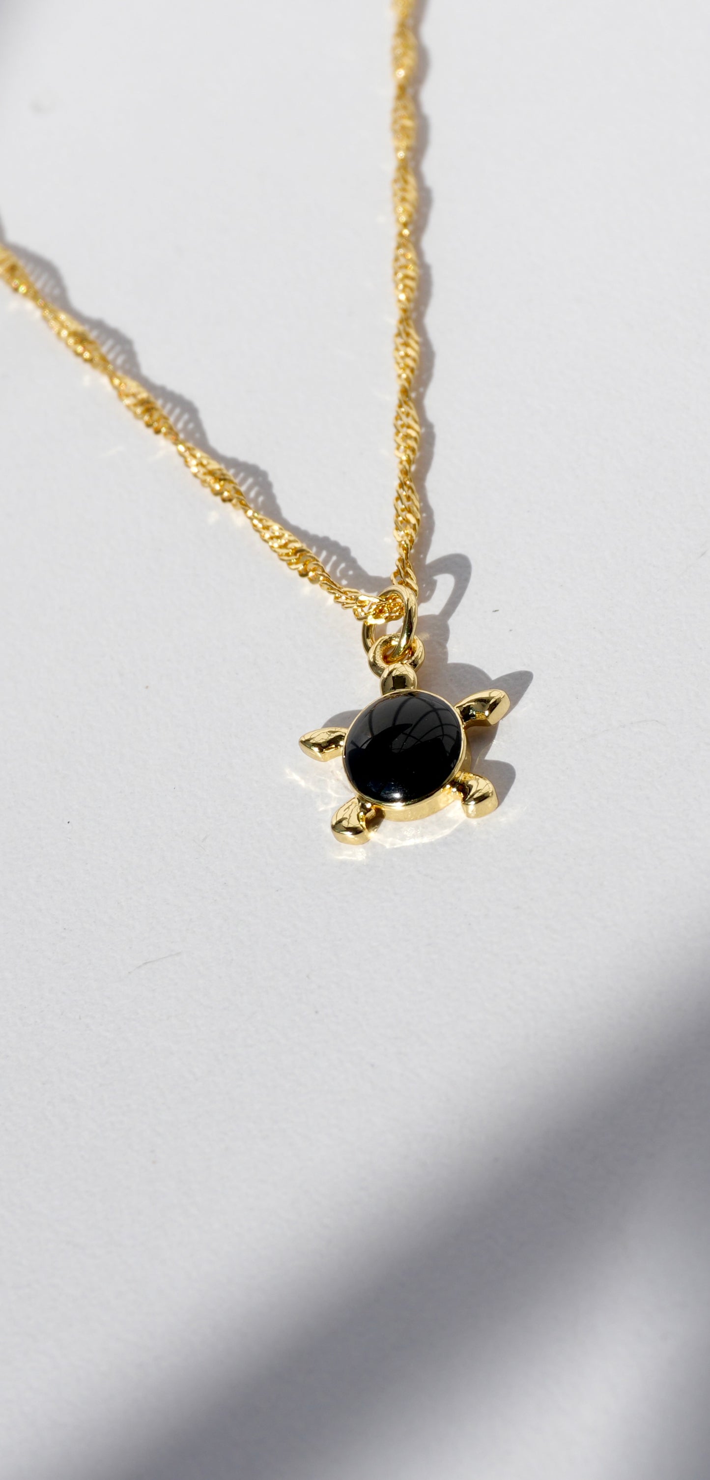 Collar Petit Tortue 🐢🖤✨